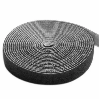 Techly Velcro ritinėlis kabelių tvarkymui 10m ilgio 20mm pločio juodas