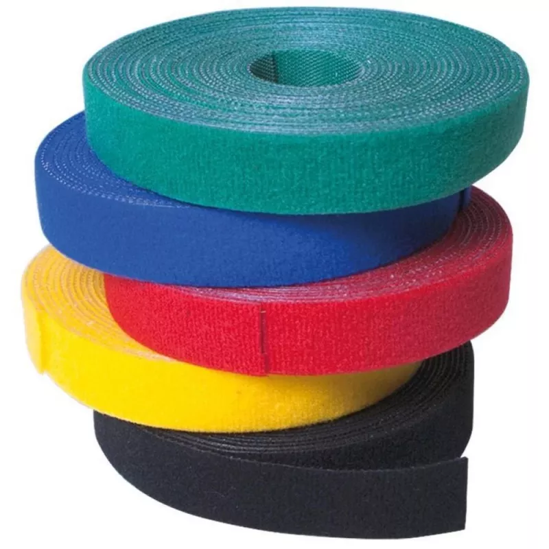 Techly Velcro ritinėlis kabelių tvarkymui 10m ilgio 20mm pločio juodas