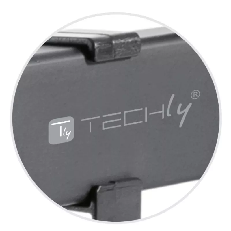 Techly ICA-PLB-400STY 106,7 cm (42 colių) juoda sieninė pakabinama laikiklis