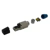 Techly IWP-8P8C-CAT81STY RJ45 kištukas, smėlio spalvos