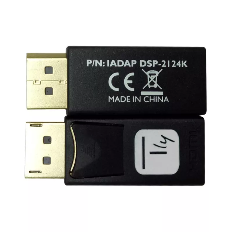 Techly IADAP DSP-2124K keitiklis iš DisplayPort į HDMI, juodas