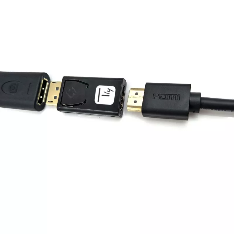Techly IADAP DSP-2124K keitiklis iš DisplayPort į HDMI, juodas