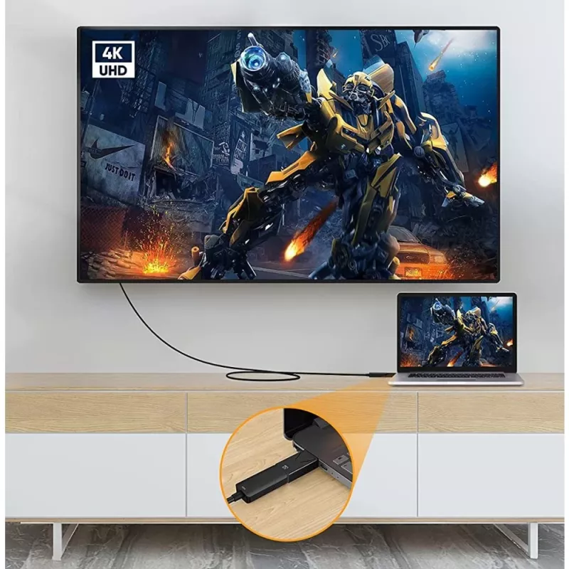 Techly IADAP DSP-2124K keitiklis iš DisplayPort į HDMI, juodas