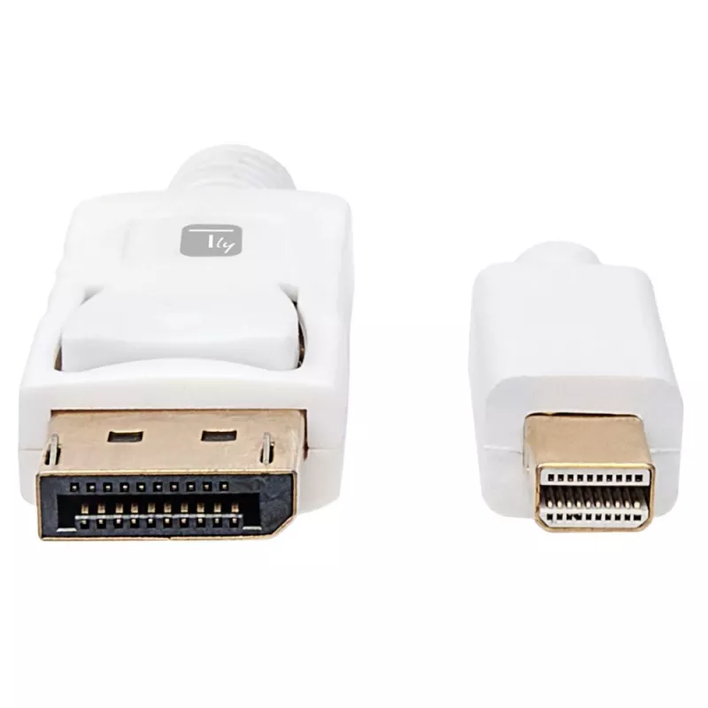 Techly ICOC MDP-030T4K DisplayPort kabelis 3 m Mini DisplayPort Baltas