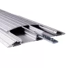 Dataflex Addit kabelių apsauga 150 cm - tiesi 422, Sidabrinė, Aliuminis