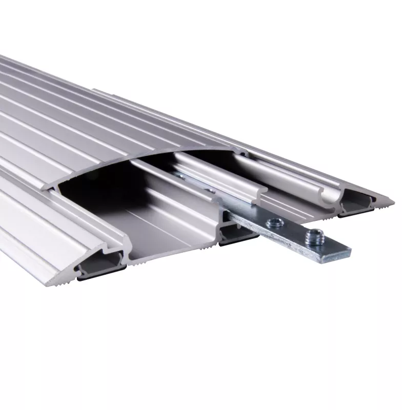 Dataflex Addit kabelių apsauga 118 cm – tiesi 452, sidabrinė, aliuminis, 500 kg, 2 cm, 145 mm, 180 mm