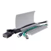 Dataflex Addit kabelių apsauga 118 cm – tiesi 452, sidabrinė, aliuminis, 500 kg, 2 cm, 145 mm, 180 mm
