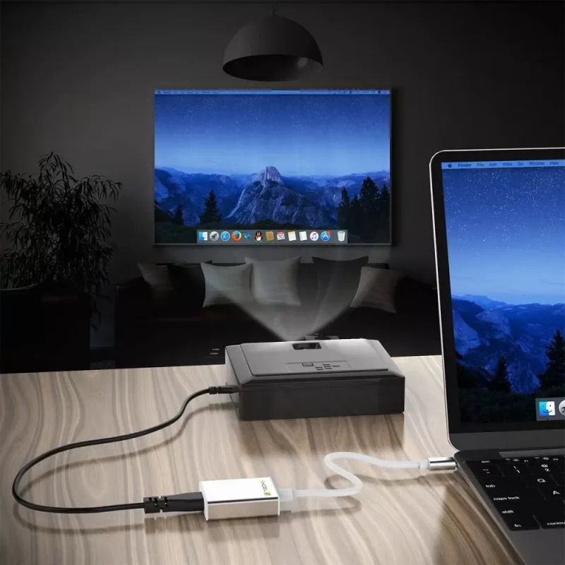 Techly USB 3.1 Type C į HDMI 1.4 adapteris, 3.2 Gen 2 (3.1 Gen 2), USB Type-C, HDMI išvestis