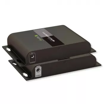 Techly IDATA EXTIP-383V VGA garso perdaviklis ir imtuvas juodas