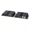 Techly IDATA EXTIP-383V VGA garso perdaviklis ir imtuvas juodas
