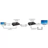 Techly IDATA EXTIP-383V VGA garso perdaviklis ir imtuvas juodas