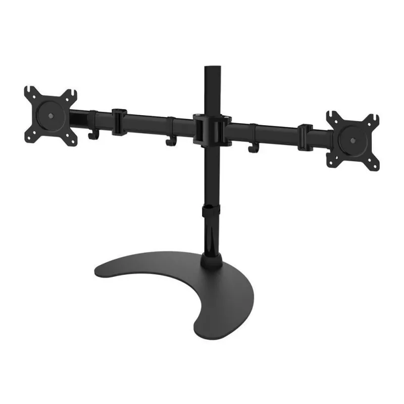 Techly stovas dviems monitoriams 13-27 colių su pagrindu a.400mm ICA-LCD 3410 juodas