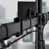 Techly stovas dviems monitoriams 13-27 colių su pagrindu a.400mm ICA-LCD 3410 juodas