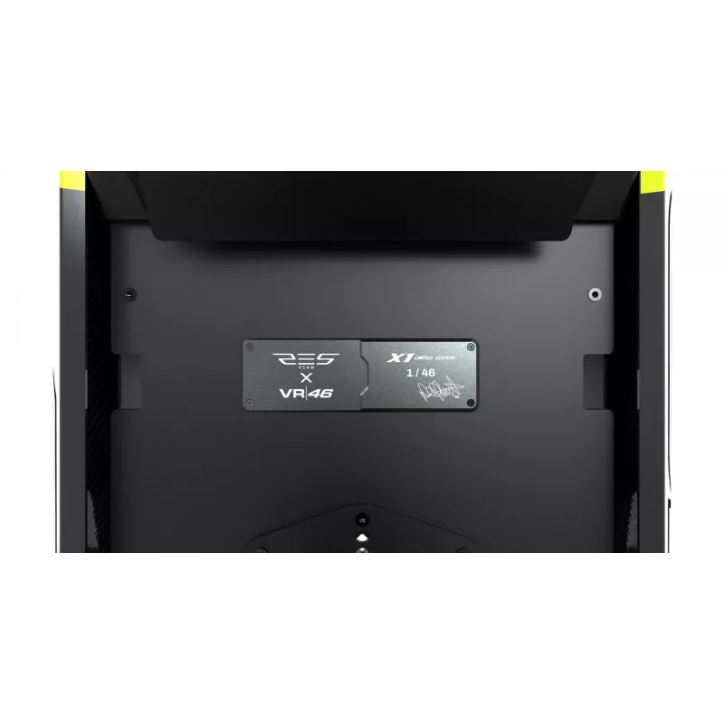 Res-Tech X1 COCKPIT VR-46 LIMITED EDITION lenktynių kabina, juoda, žalia, ABS, aliuminis, 1680 mm, 560 mm, 42 kg