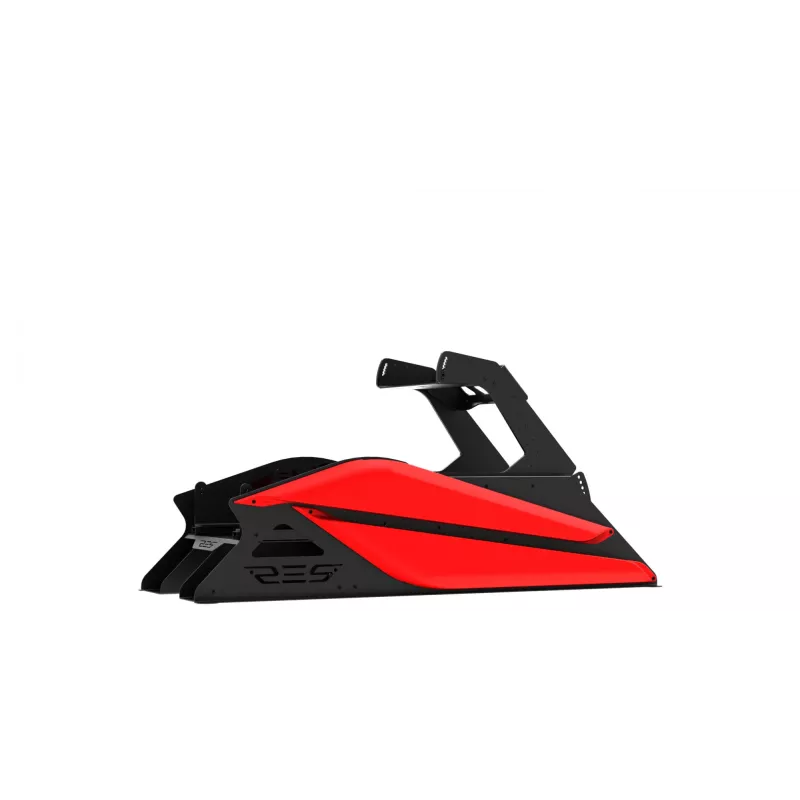 Res-Tech GT COCKPIT RED MATT lenktynių kėbulas, juodas/raudonas, ABS, aliuminis, 1580 mm, 650 mm, 52 kg