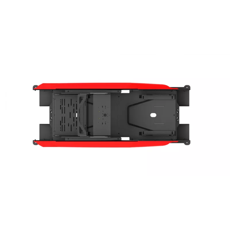 Res-Tech GT COCKPIT RED MATT lenktynių kėbulas, juodas/raudonas, ABS, aliuminis, 1580 mm, 650 mm, 52 kg