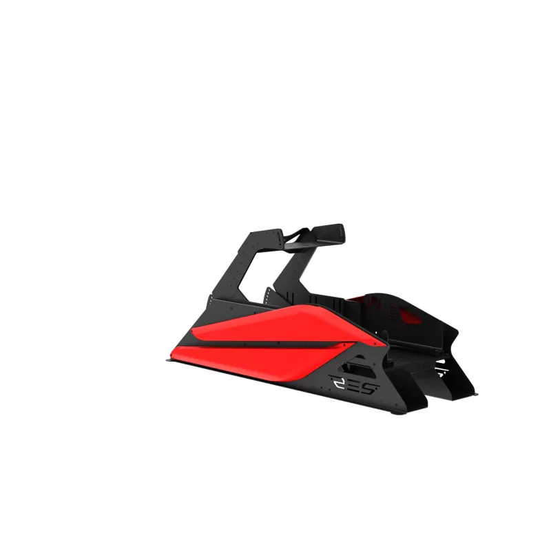 Res-Tech GT COCKPIT RED MATT lenktynių kėbulas, juodas/raudonas, ABS, aliuminis, 1580 mm, 650 mm, 52 kg