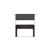 Stalas Res-Tech X1-GT RES TABLE, juodas, aliuminis, 13 kg, Italija