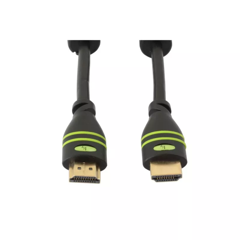 Techly 2m HDMI laidas su Ethernet ir ferito žiedu A/A M/M ICOC HDMI-FR-020