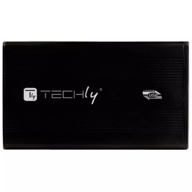 Techly išorinis dėklas USB 3.0 2.5 SATA I-CASE SU3-25B, 2.5 colio, Serial ATA, 5 Gbit/s, juodas