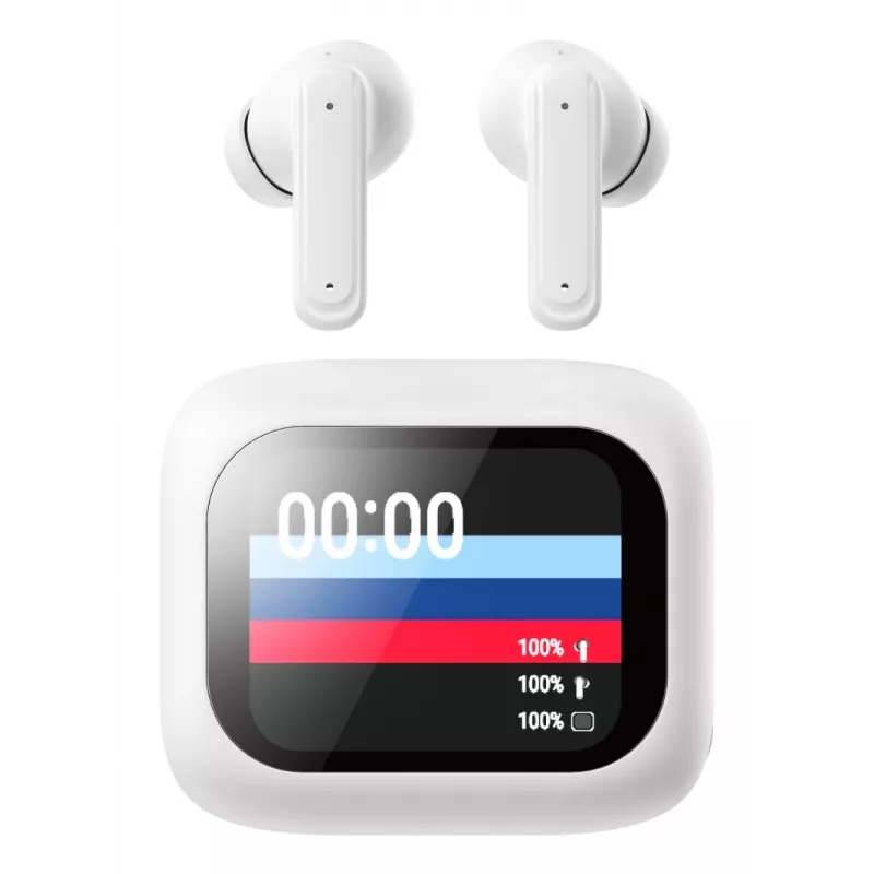 Techly ICC SB-BLT08W belaidės ausinės True Wireless Stereo (TWS) į ausis Skambučiai/Muzika Bluetooth Baltos
