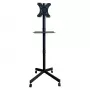 Techly ICA-TR201 televizoriaus stovas ant ratukų 152,4 cm (60 inch) juodas
