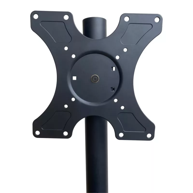 Techly ICA-TR201 televizoriaus stovas ant ratukų 152,4 cm (60 inch) juodas