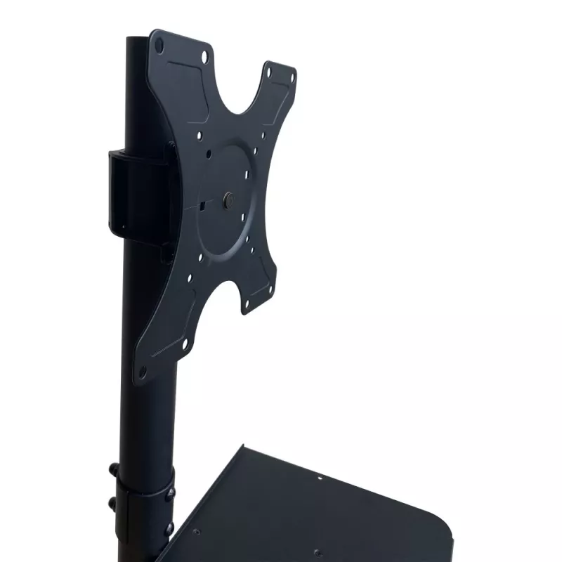 Techly ICA-TR201 televizoriaus stovas ant ratukų 152,4 cm (60 inch) juodas