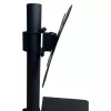 Techly ICA-TR201 televizoriaus stovas ant ratukų 152,4 cm (60 inch) juodas