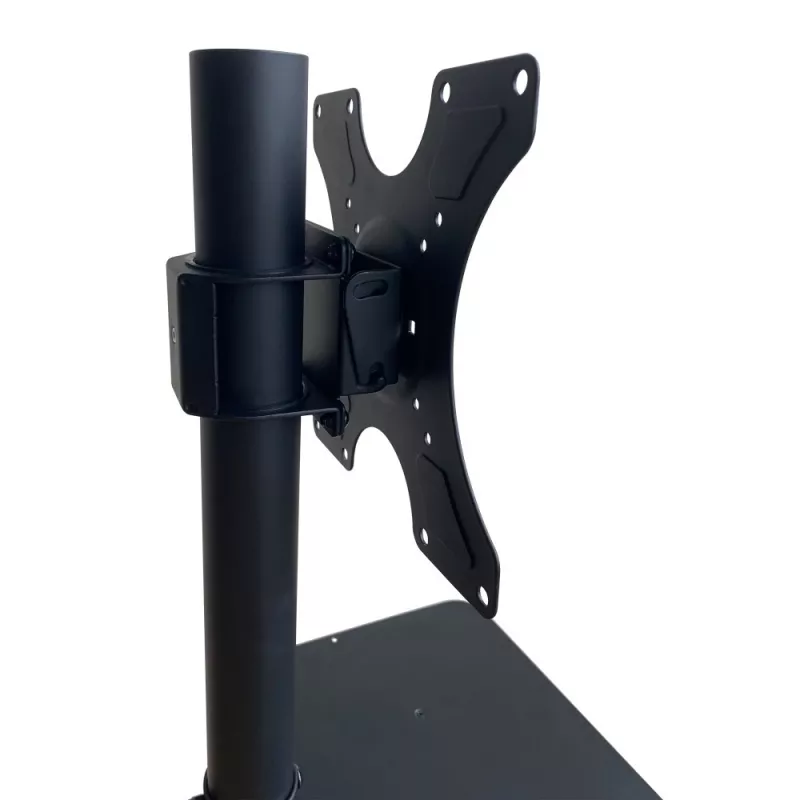 Techly ICA-TR201 televizoriaus stovas ant ratukų 152,4 cm (60 inch) juodas