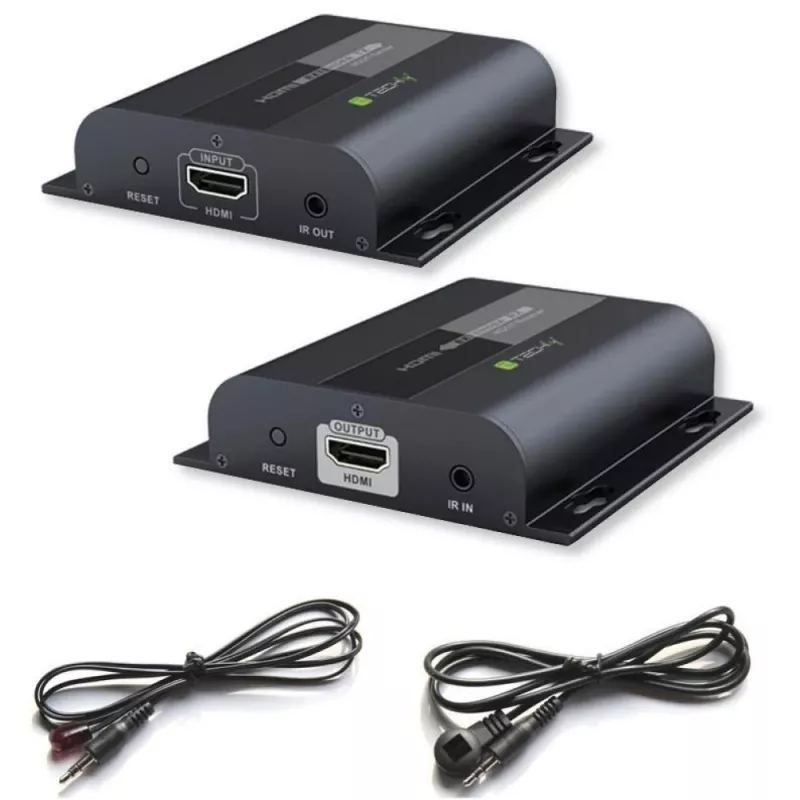 Techly papildomas HDMI HDbitT IR imtuvas iki 120 m per Cat.6 kabelį