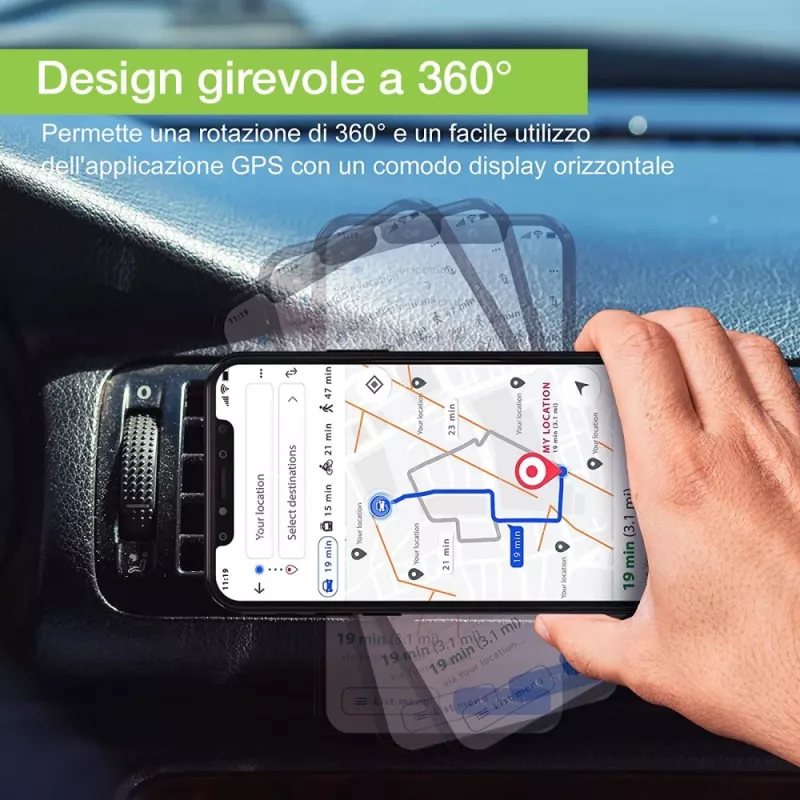 Techly I-SMART-UNIALTY laikiklis Pasyvus laikiklis Mobilusis telefonas / Išmanusis telefonas Juoda