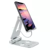 Pasyvus laikiklis telefonui ir planšetei Techly I-SMART-STAND6 sidabrinis