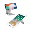 Pasyvus laikiklis telefonui ir planšetei Techly I-SMART-STAND6 sidabrinis