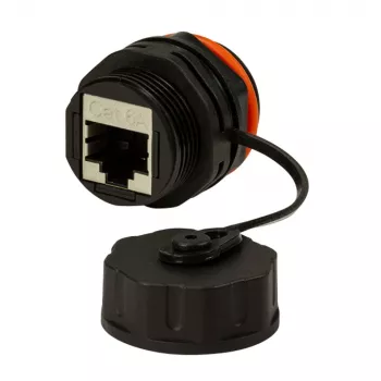 Techly IWP-MD C6A-IPPANT jungtis RJ45 juoda