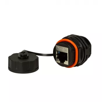 Techly IWP-MD C6A-IPPANT jungtis RJ45 juoda