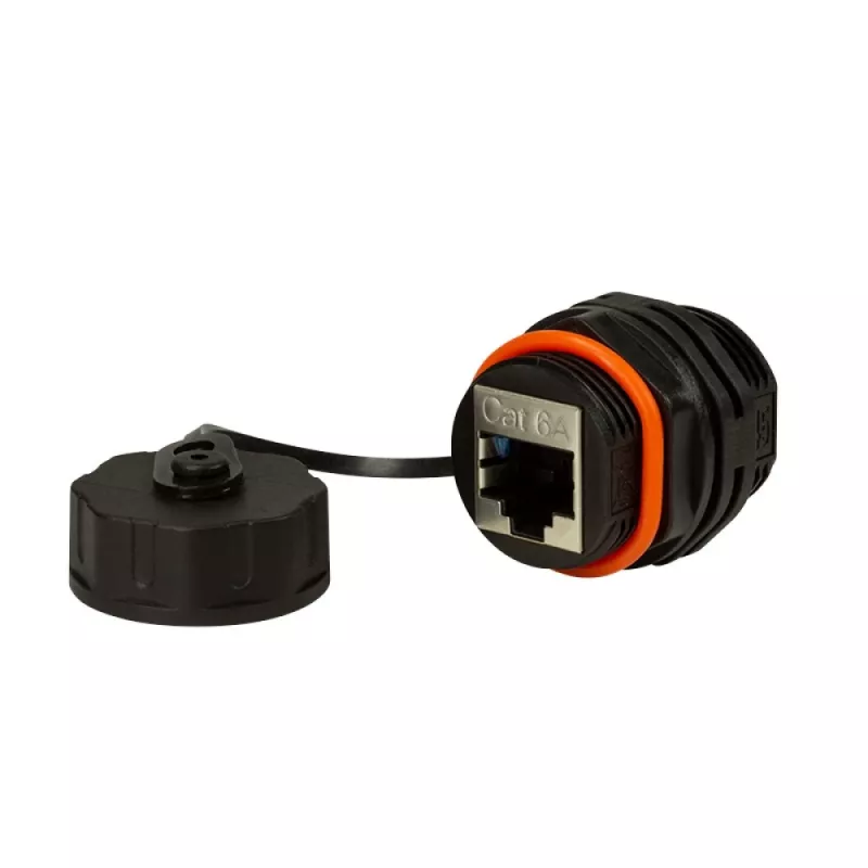 Techly IWP-MD C6A-IPPANT jungtis RJ45 juoda