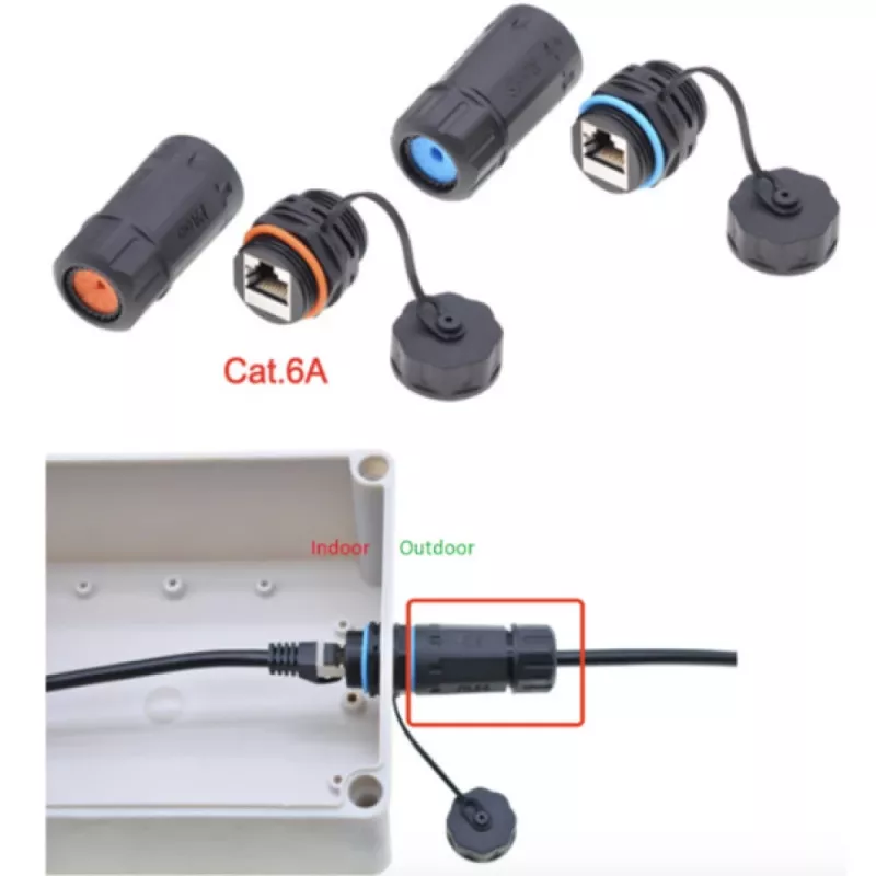 Techly IWP-MD C6A-IPPANT jungtis RJ45 juoda