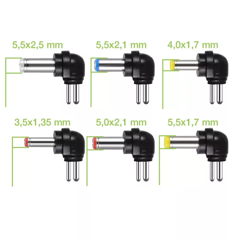 Techly IPW-NTS1000G2 universalus maitinimo adapteris 12 W, juodas