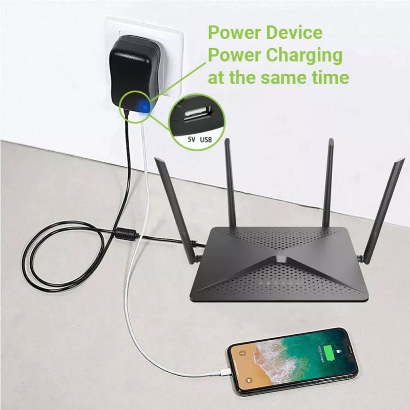 Techly IPW-NTS1000G2 universalus maitinimo adapteris 12 W, juodas