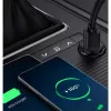 Techly Mini automobilinis įkroviklis 2 prievadai USB-A Quick Charge 3.0 36W juodas metalinis