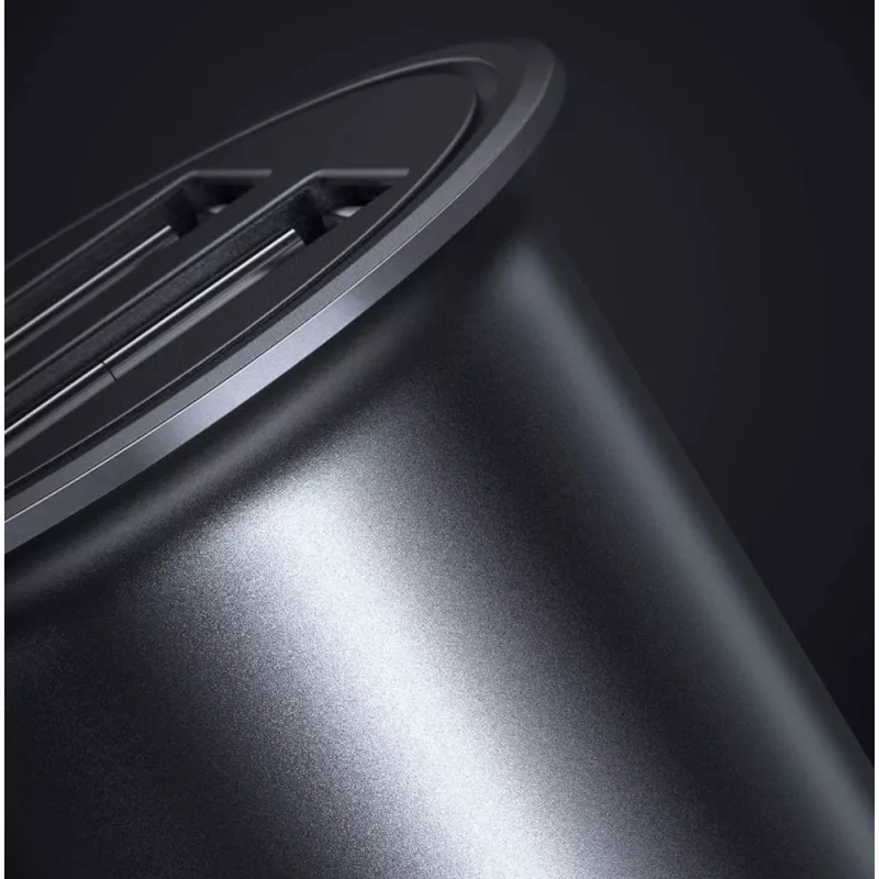 Techly Mini automobilinis įkroviklis 2 prievadai USB-A Quick Charge 3.0 36W juodas metalinis