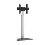Techly grindinis stovas televizoriams nuo 32 iki 65 colių, 165,1 cm (65 inch), 400 x 200 mm, 600 x 400 mm, 90°, aliuminis, juoda, sidabrinė
