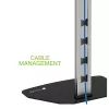Techly grindinis stovas televizoriams nuo 32 iki 65 colių, 165,1 cm (65 inch), 400 x 200 mm, 600 x 400 mm, 90°, aliuminis, juoda, sidabrinė