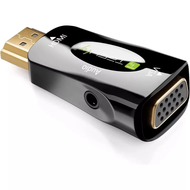 Techly IDATA HDMI-VGA2MABT2 vaizdo keitiklis Pasyvus vaizdo keitiklis 1920 x 1080 pikselių