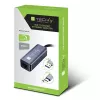 Techly IDATA USB-ETGIGA-CA USB-C į RJ45 adapteris, iki 1 Gbps, juodas/sidabrinis