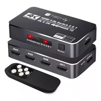 Techly IDATA HDMI2-4K5160B HDMI jungiklis