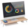 Monitorinis stovas Techly ICA-MS 389, baltas, medinis