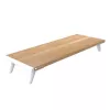 Monitorinis stovas Techly ICA-MS 389, baltas, medinis