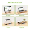 Monitorinis stovas Techly ICA-MS 389, baltas, medinis